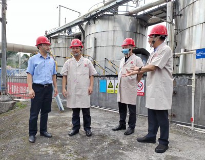 格式工廠省機電控股公司黨委副書記、總經(jīng)理董飛龍，黨委委員、副總經(jīng)理吳大文在永安雙華公�?.jpg